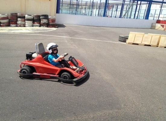 Kids karting at Gran Karting Fuerteventura