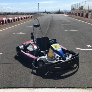 2 heats of junior karting in Fuerteventura