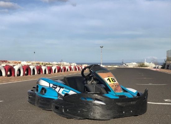 2 heats of senior karting in Fuerteventura