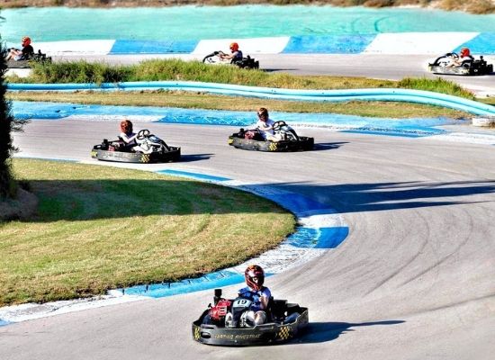 A heat karting at Karting Finestrat